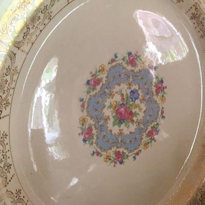 D11: Limoges Royal Lyric 22k Gold Gilded Serving Pieces and more!