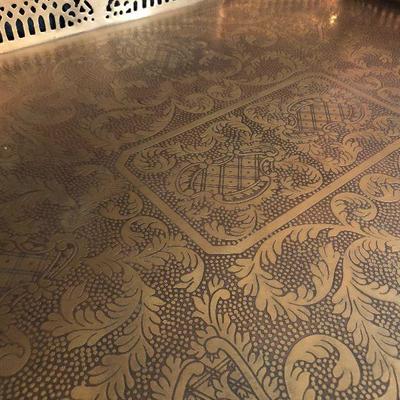 D19: Regency Style Large Footed Serving Tray!