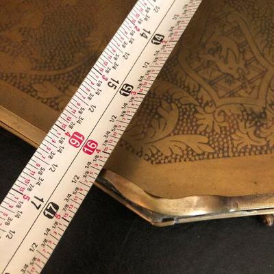 D19: Regency Style Large Footed Serving Tray!