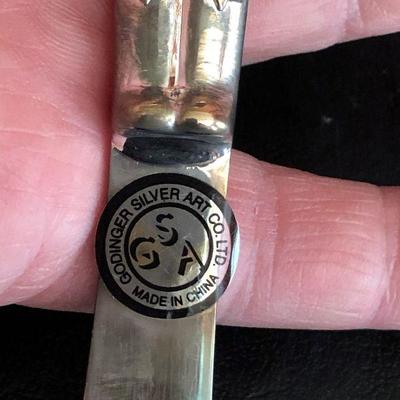 D21: Godinger Nutcracker Cheese/Fruit Knives