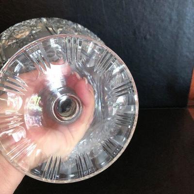 D22: Crystals and Silver Plated Table Serving 