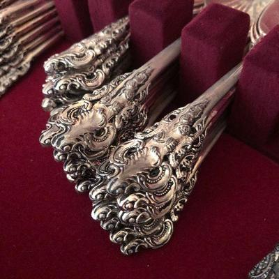D23: Baroque by Godinger Silverware Chest and Flatware!