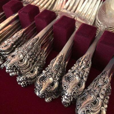 D23: Baroque by Godinger Silverware Chest and Flatware!