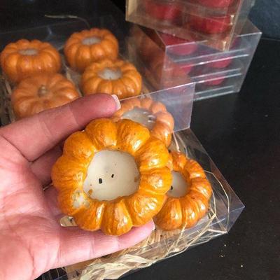 D27: Votive Candle Lot Pumpkins and More