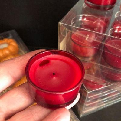 D27: Votive Candle Lot Pumpkins and More