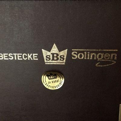 D30: Vintage 23/24 kt Bestecke Solinger Flatware 18/10 W. Germany 