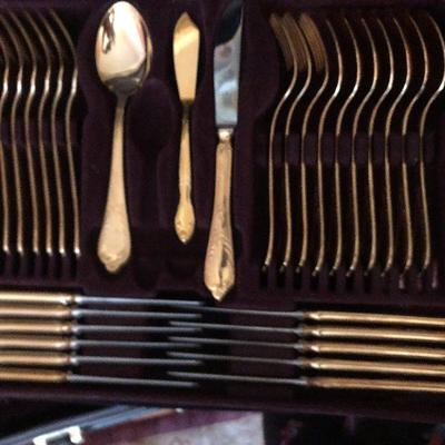 D30: Vintage 23/24 kt Bestecke Solinger Flatware 18/10 W. Germany 