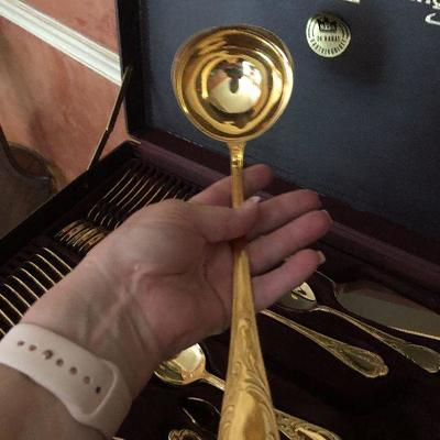 D30: Vintage 23/24 kt Bestecke Solinger Flatware 18/10 W. Germany 