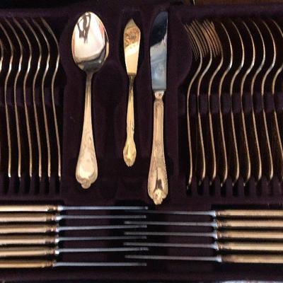 D30: Vintage 23/24 kt Bestecke Solinger Flatware 18/10 W. Germany 