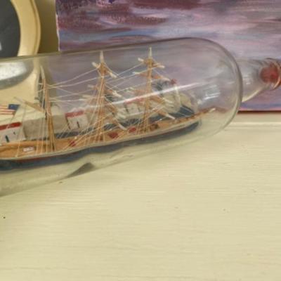 Lot # 635 Nautical Collectibles with Artwork
