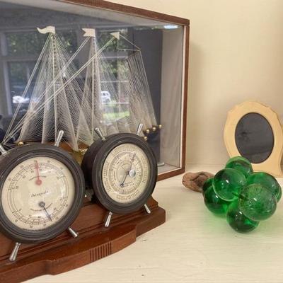 Lot # 635 Nautical Collectibles with Artwork