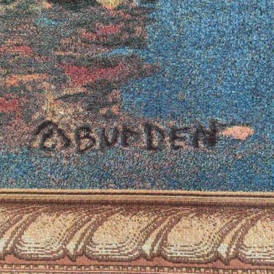 Lot # 637 :Landscape Scene Tapestry by Burden 