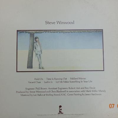 Steve Winwood ~ Hold On