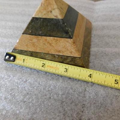 Marble Stone Pyramid Paperweight 4