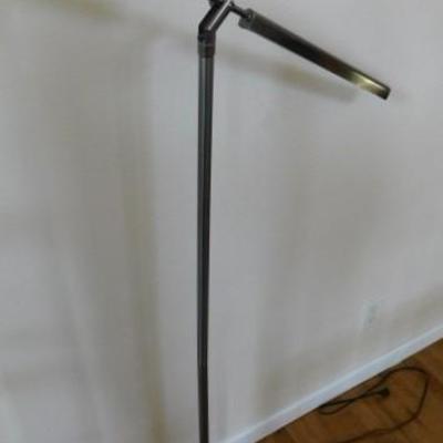 Contemporary Brushed Nickel Natural Lighting Floor Lamp by Ott-Lite