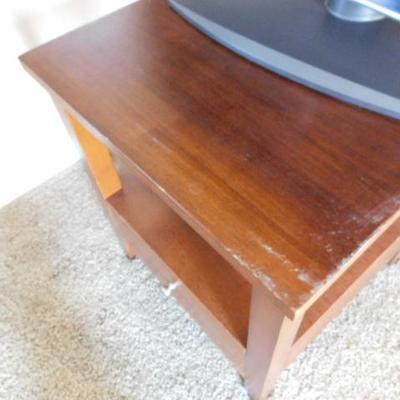 Solid Wood Side Table with Drawer 20