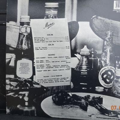 Steve Winwood ~ Welcome to the Canteen'