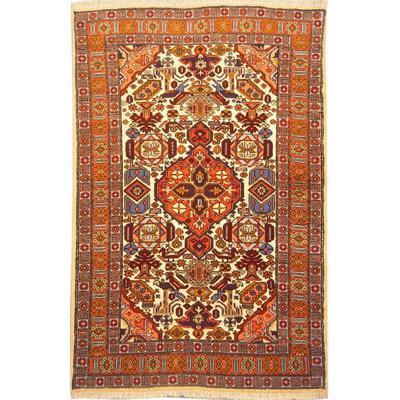 Authentic Persian Rug Ardabil Traditional Style Hand-Knotted Indoor Area Rug