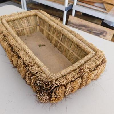 Large Unique Handmade Basket 22