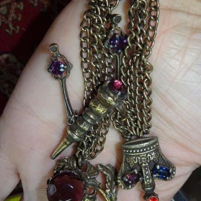 Vintage 1950's Coronation Sweater Pin, Crown, Royalty 