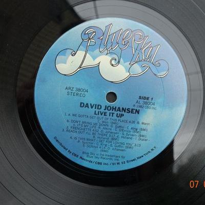 David Johansen ~ Live it up