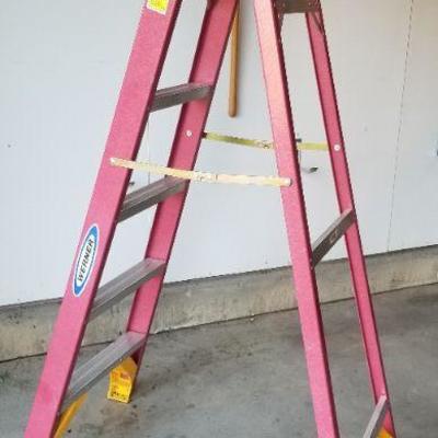 LOT 3: Werner™ FS206 6ft. Fiberglass Ladder Commercial Grade