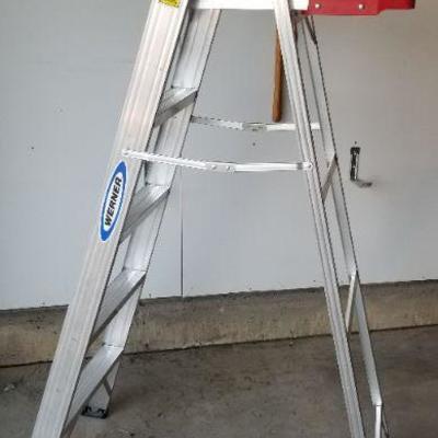 LOT 4: Werner™ 356 Aluminum  6ft. Type III Ladder