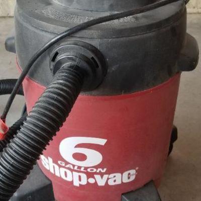 LOT 6: Shop Vac 6 Gallon 1.5HP Vacuum 
