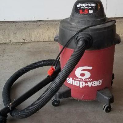 LOT 6: Shop Vac 6 Gallon 1.5HP Vacuum 