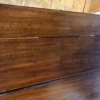 Antique English Expandable Wood Writing Desk or Pub Table and Chair