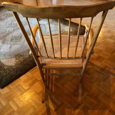 Beautiful Antique Wood Rocking Chair