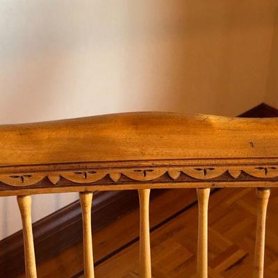 Beautiful Antique Wood Rocking Chair