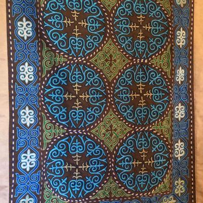 Beautiful Blue Pattern Wall Tapestry 45 x 37 Inches