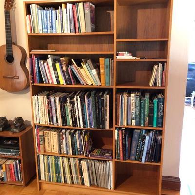 Beautiful Hand Crafted Mid Century Modern Book Shelf with Books!