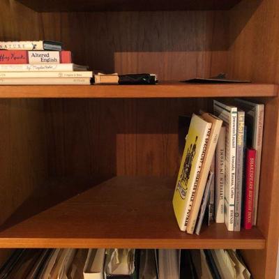 Beautiful Hand Crafted Mid Century Modern Book Shelf with Books!