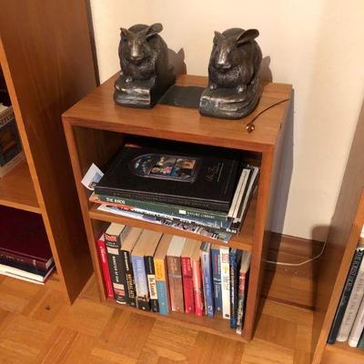 Small Hand Crafted Book Shelf with Contents