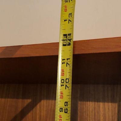 Mid Century Modern Hand Crafted Wood Book Shelf with Books!