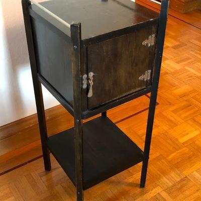 Antique Pipe/Cigar Humidor Wood Cabinet