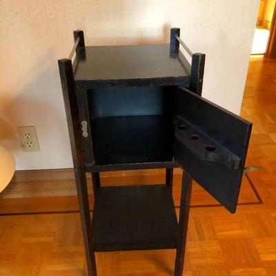 Antique Pipe/Cigar Humidor Wood Cabinet