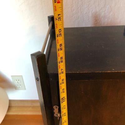 Antique Pipe/Cigar Humidor Wood Cabinet