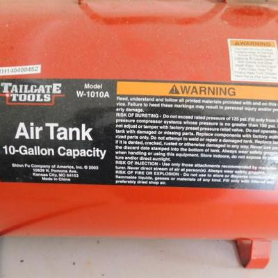Tailgate Tools 10 Gallon Air Tank