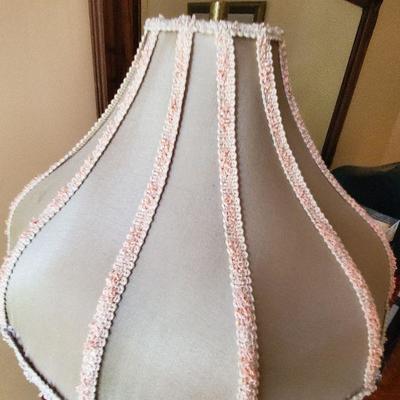 B2-13:  Pair of Brass Crystal Cherub Lamps