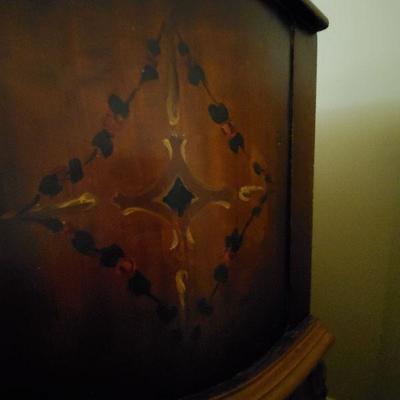 BCN1: Antique Handpainted Nightstand Bedside Chest First one