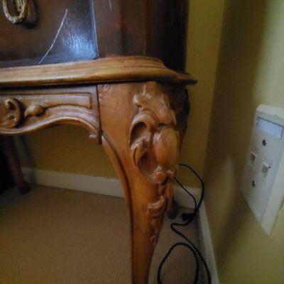 BCN1: Antique Handpainted Nightstand Bedside Chest First one