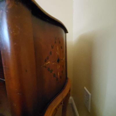 BCN1: Antique Handpainted Nightstand Bedside Chest First one