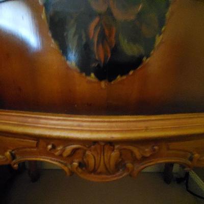 BCN1: Antique Handpainted Nightstand Bedside Chest First one