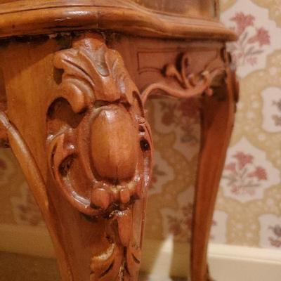 BCN1: Antique Handpainted Nightstand Bedside Chest First one