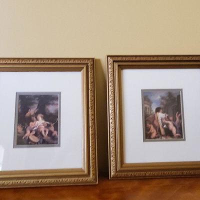 B3-5: Pair of framed prints