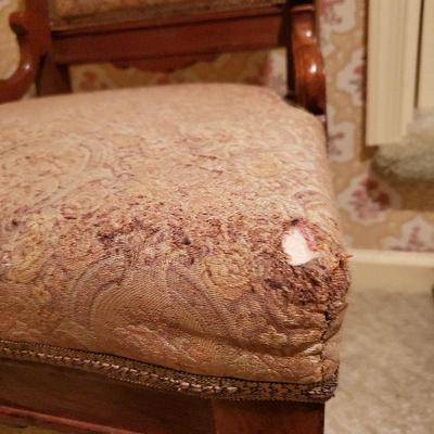 MB-9: Upholstered Chair Needs repair