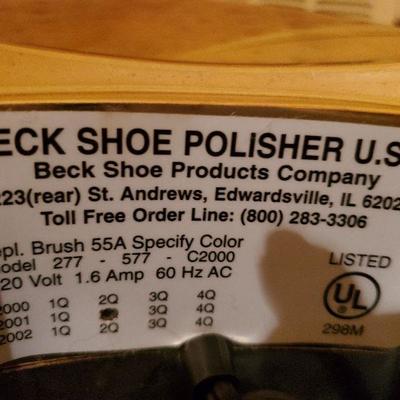 MB-12: Electric Shoe Polisher - Shoe Shine